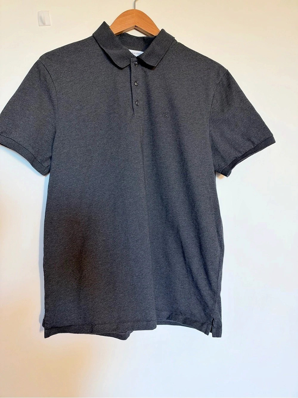 Calvin Klein Classic Fit Polo Cotton Blend Polo Size Medium